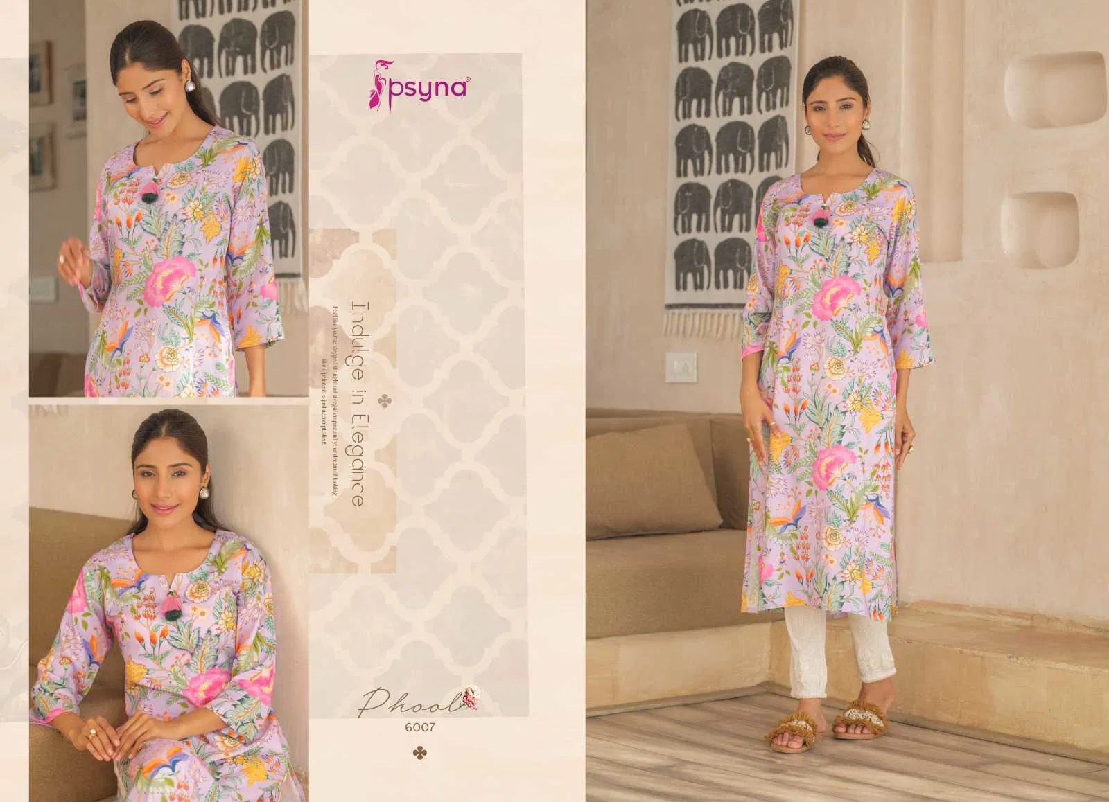 Phool Vol 6 By Psyna Rayon Readymade Kurti Wholesaler Best Wholesale Shop In Surat
