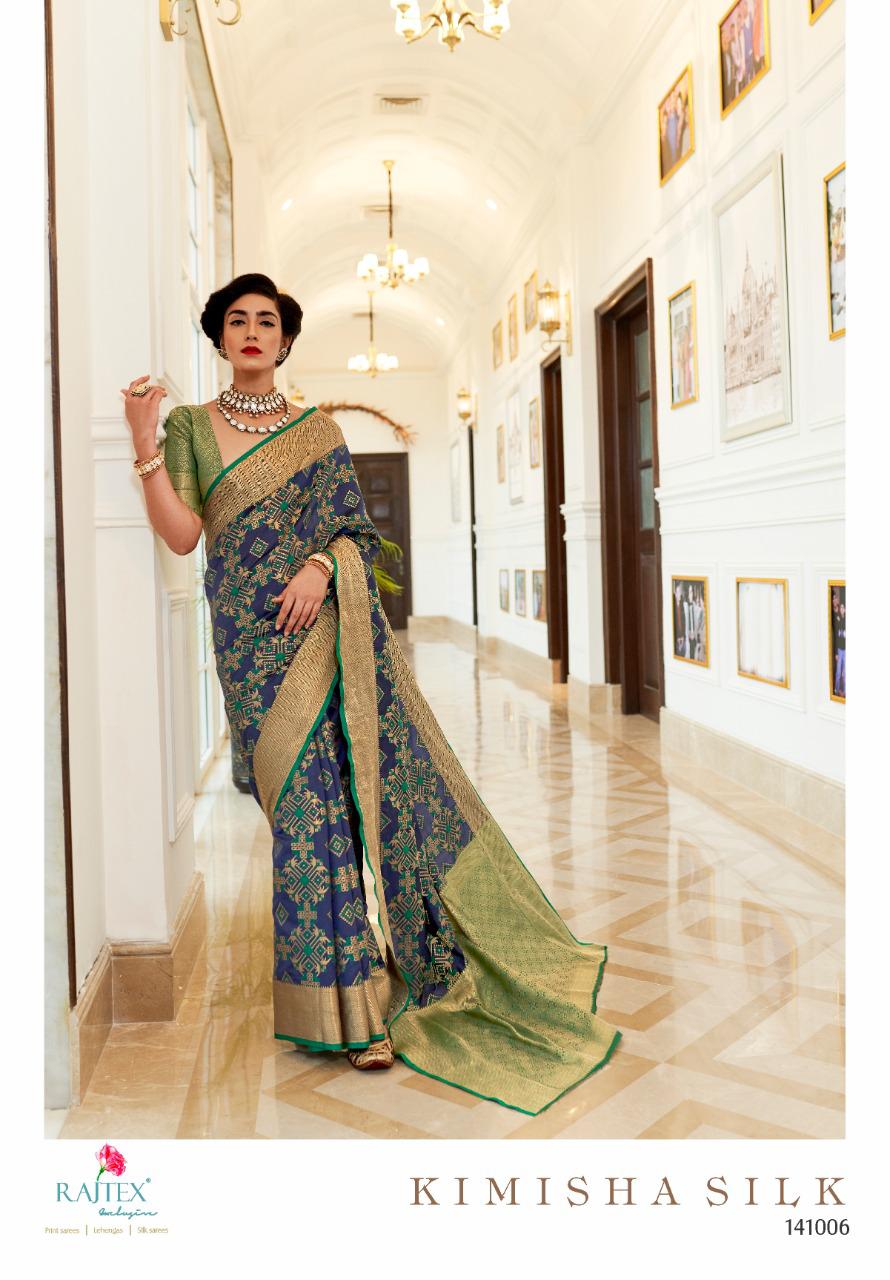 Rajtex Kimisha New Rich Look Designer Wedding Wear Part Wear Saree Collection 