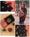 Soft Silk 2008 Soft Lichi Silk Jacquard Wedding Wear Saree Orders In India
