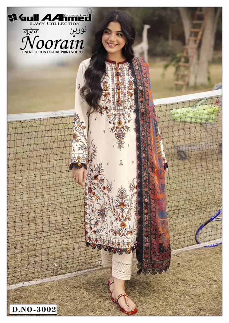 Noorain Vol 3 By Gull A Ahmed Cotton Printed Dress Material Wholesale Market In India