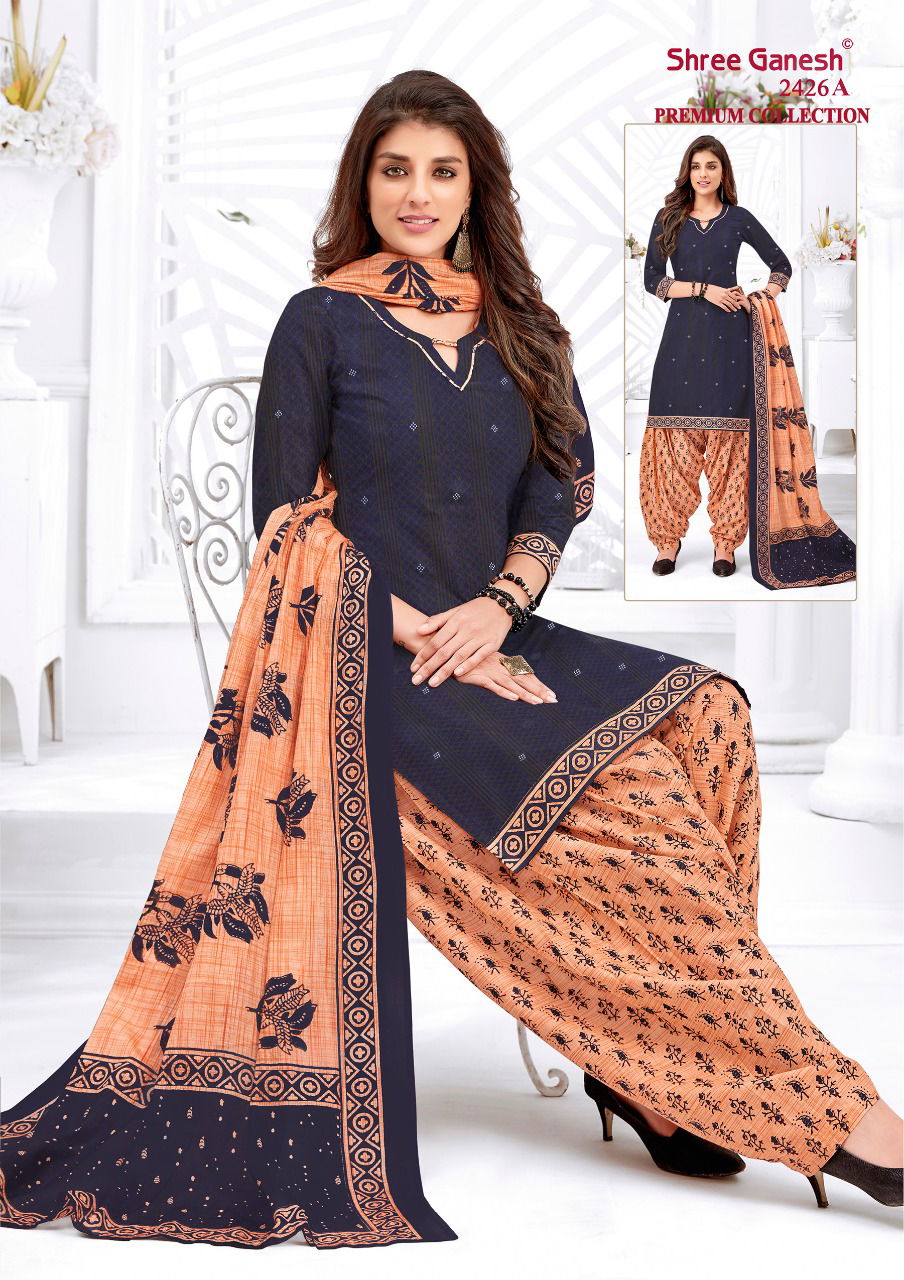 Shree Ganesh Kiyara Premium 6 Latest Pure Cotton Printed Ready Made Salwar Kameez Collection 