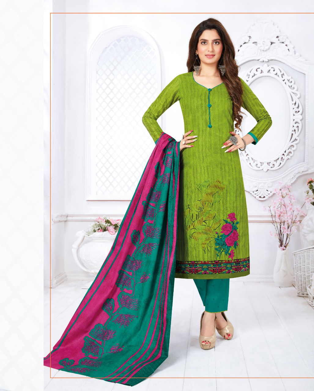 Nagmani Prachi Vol 6 Latest Pure Cotton Printed Daily Wear Dress Material Collection 