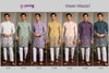 Vivaah Viraasat 3 by Shubhvastra Viscose Silk Mens Wear Kurta Wholesalers In Surat