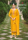Sonika By Rangoon Jacquard Kurti With Bottom Dupatta Wholesalers In Surat
