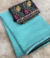 Nitya Amrita Georgette Sequence Designer Saree Wholesalers In Surat