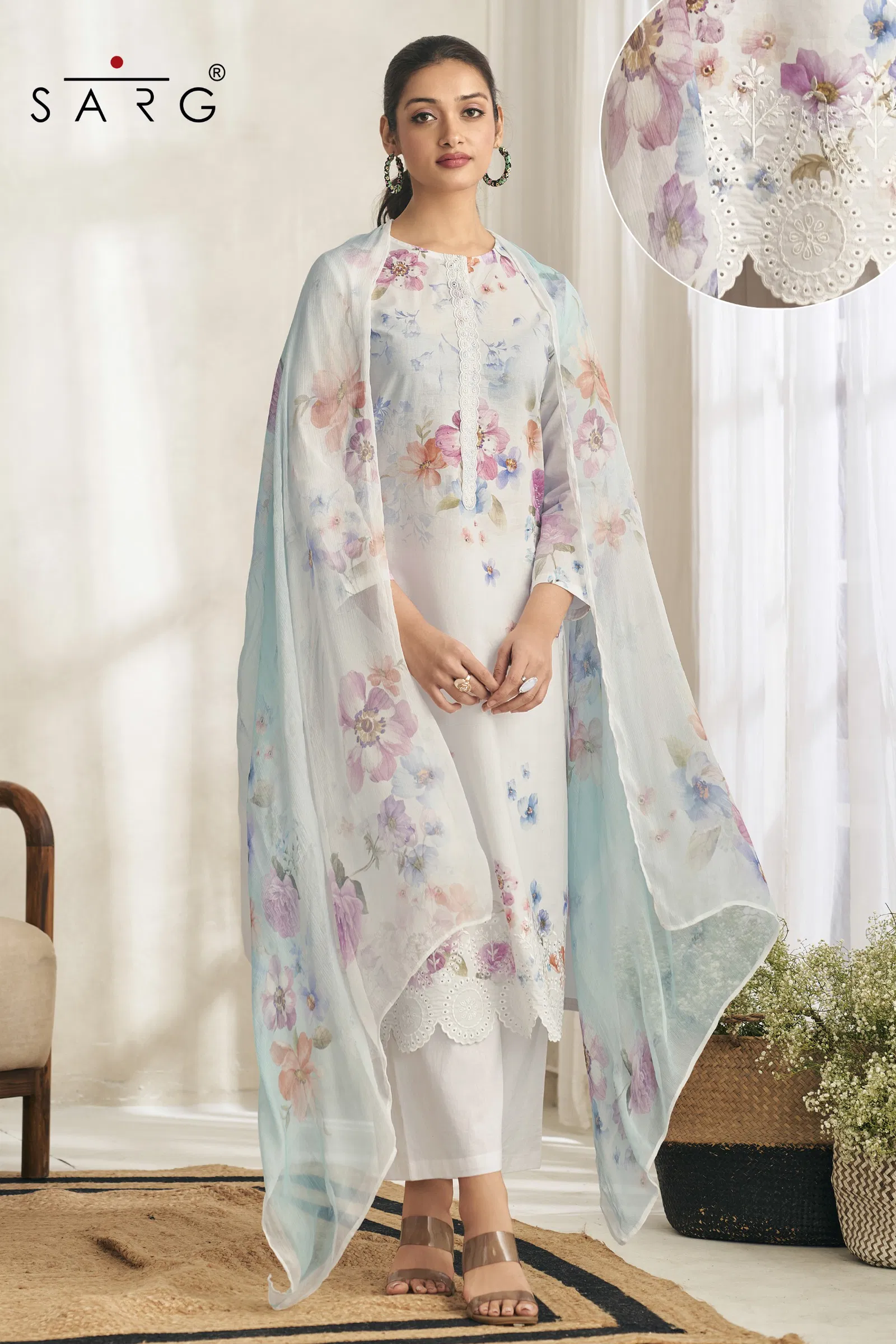 Avigya By Sarg Lawn Cotton Printed Dress Material Wholesale Shop In Surat