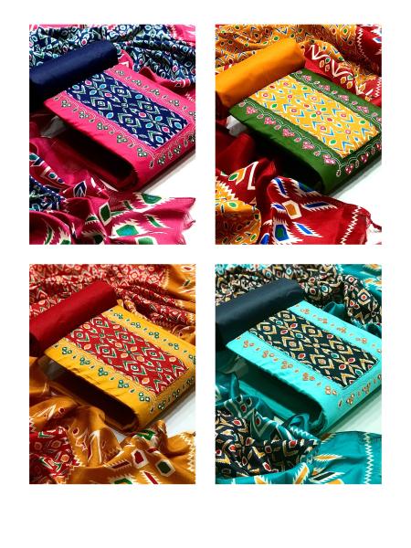 Tcvt Ikkat New Casual Daily Wear Jam Cotton Printed Heavy Dress Material Collection