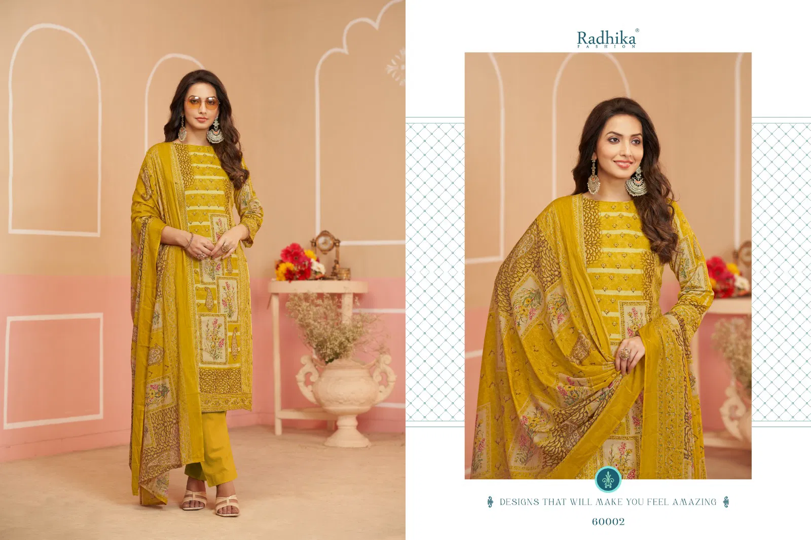 Avnee By Radhika Azara Lawn Cotton Dress Material Suppliers In India
