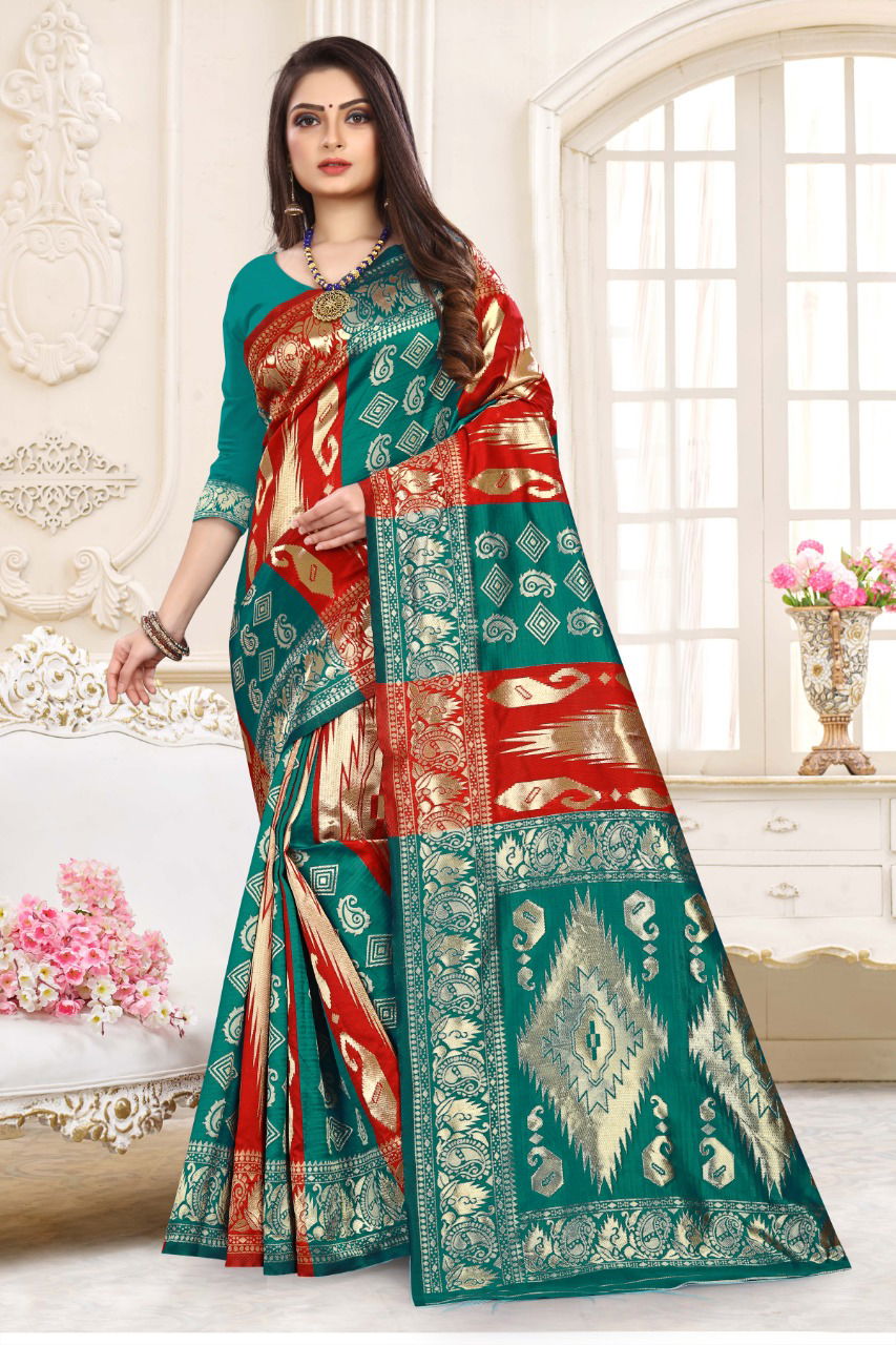 Pent House Latest Full Printed Design Wedding Saree Collection 