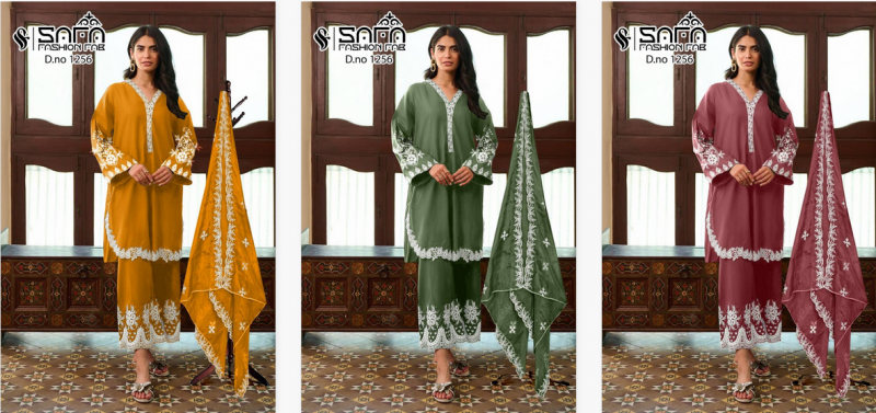 Safa Fashion Fab 1256 Colour Edition Readymade Pakistani Suit Online Wholesale