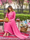 Naisha K 715 Mul Chanderi Manual Online Kurti With Bottom Dupatta Wholesale