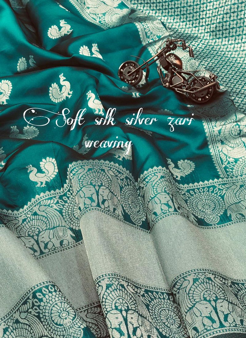 Kasturi Latest Designer Festive Wear Soft Cotton Silk Designer Saree Collection