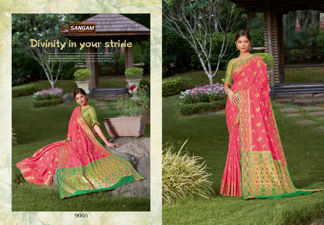 Sangam Kalinaa Silk Latest Fancy Designer Festive Wear Banarasi Silk Sarees Collection
