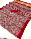 Rajyog Keya Pure Modal Printed Ajrakh Saree Wholesale Suppliers In Mumbai