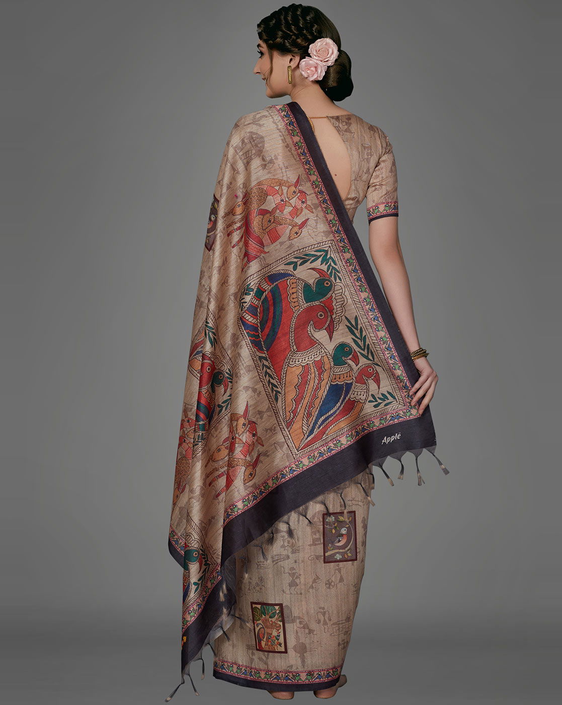 Apple Kalamkari 13 Latest Fancy Festive Wear Printed Manipuri silk Sarees Collection
