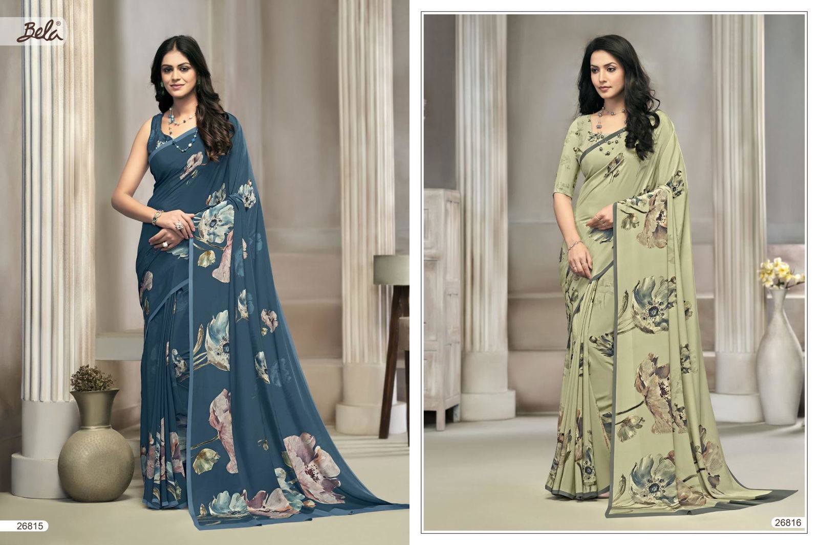 Stanza Vol 15 By Bela Fashion Digital Printed Saree Best Wholesale Shop In Surat