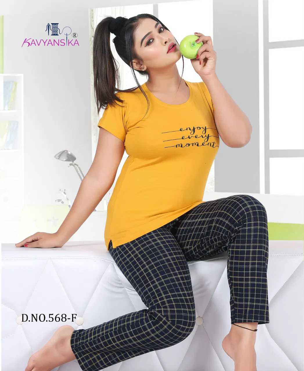 Kavyanshika 568 New Designer Comfortable Hosiery Capri Night Suits Collection
