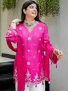KF 2115 Kalaai Viscose Silk Embroidery Plazzo Suits
