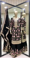 SR 1615 Designer Faux Georgette Party Wear Plazzo Readymade Suit  Orders In india