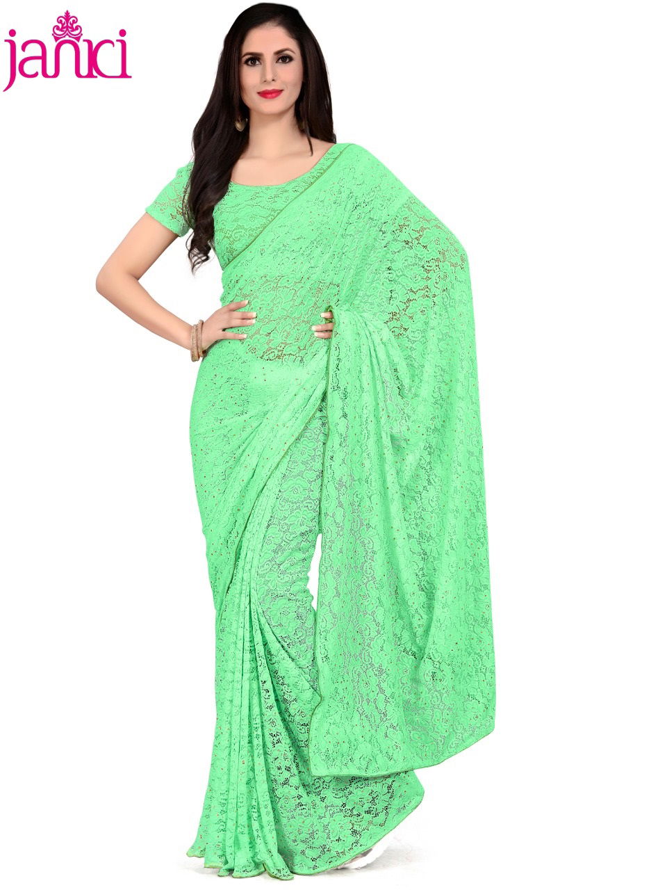 Full Net Designer Stylish Party Wear Saree Collection 