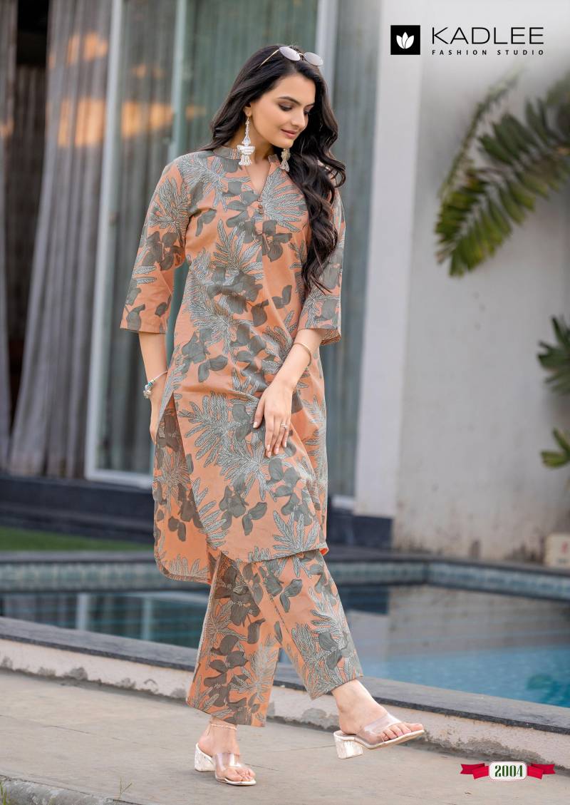 Rosy By Kadlee Rayon Flex Printed Co Ord Set Wholesale Shop In Surat