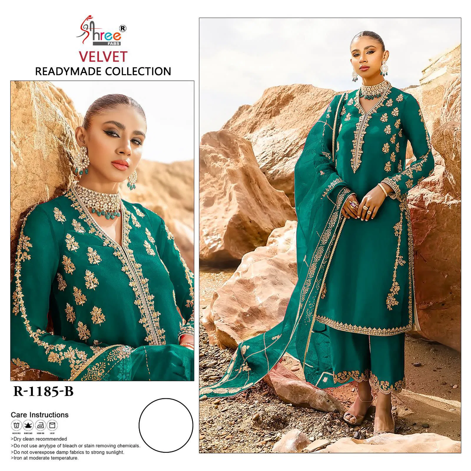 SV 1185 Velvet Pakistani Readymade Suits Catalog