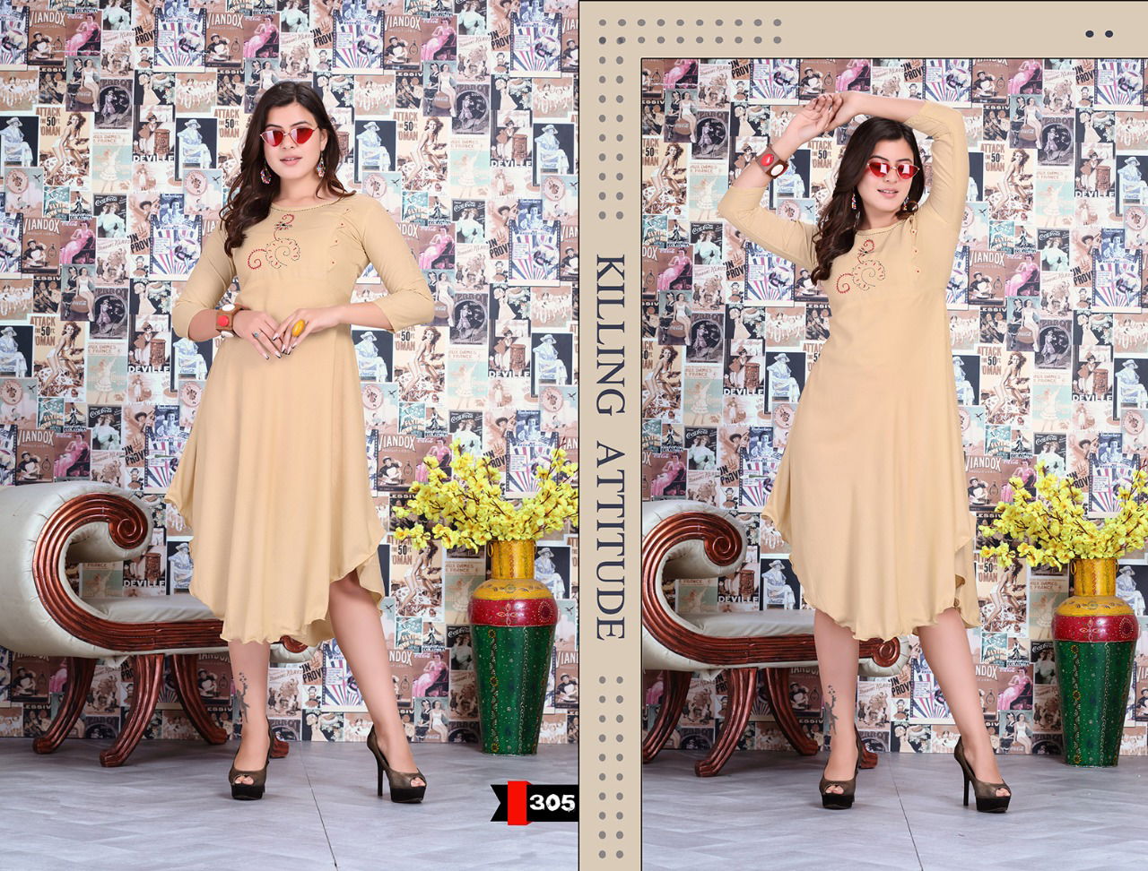 Trendy Favourite Latest Fancy Designer Festive Wear Heavy Rayon Designer Kurtis Collection
