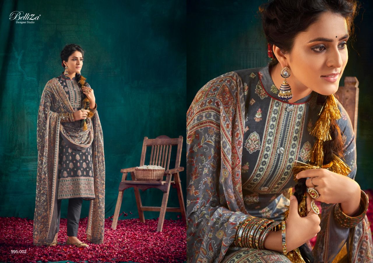 Belliza Neeza Premium Casual Daily Wear Cotton Printed Dress Material Collection