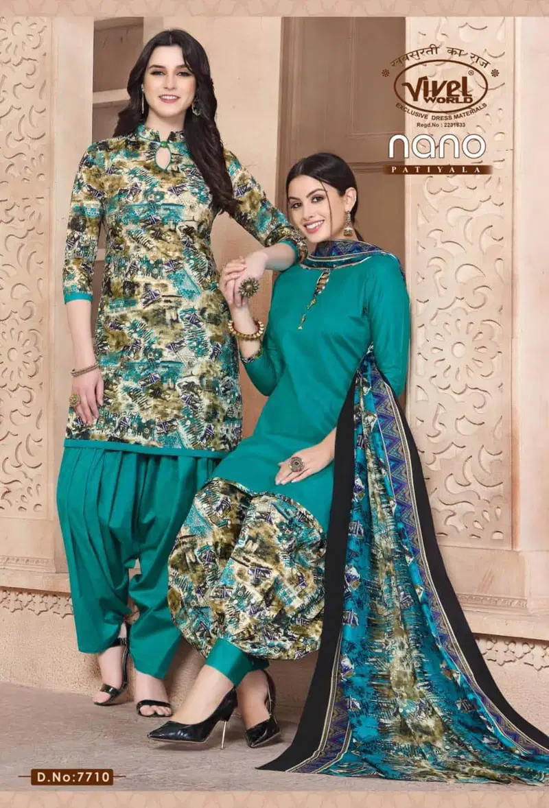 NANO PATIYALA NEW Launch Of Designer Cotton Regular Wear Printed Salwar Suit With Cotton Dupatta