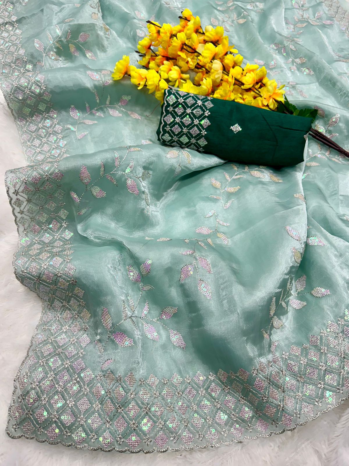 JK Designer Sequence Work Party Wear Sarees Wholesale Clothing Suppliers In India

