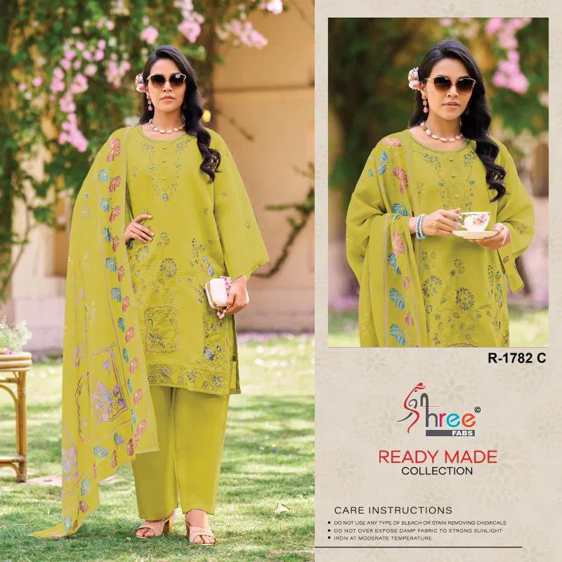 Shree R 1782 Cambric Cotton Ready Made Pakistani Salwar Suits Bulk Orders In India
