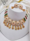 Brass High Gold Necklace 18 Wholsale Online