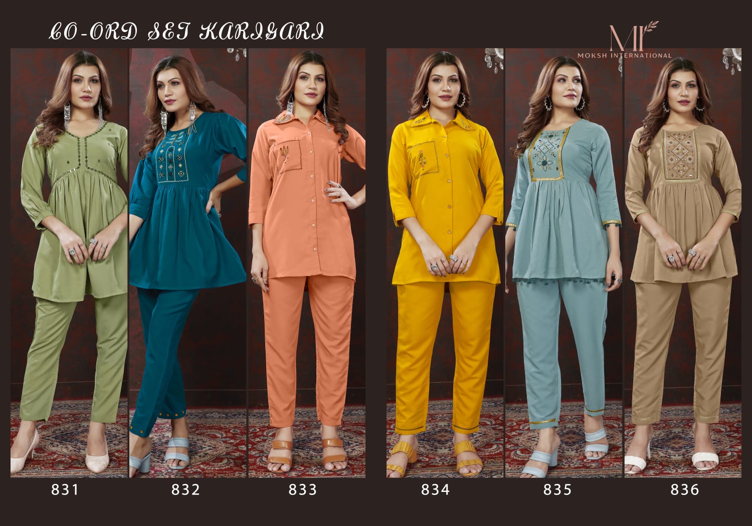 Karigari Vol 1 By Moksh Maaza Cotton Ladies Western Co-ord Orders In India
