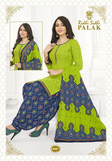 Riddhi Siddhi Palak 4 Latest Fancy Designer Casual Wear Cotton Printed Readymade Salwar Suit Collection

