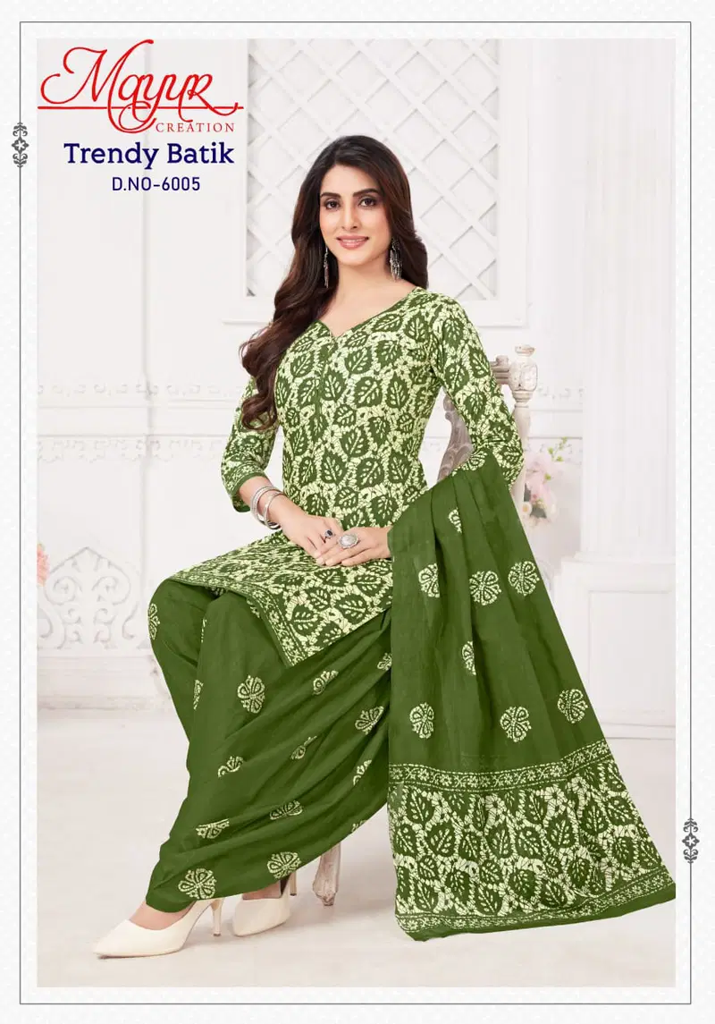 Trendy Batik Vol 6 By Mayur Cotton Wholesale Dress Material Suppliers In Mumbai