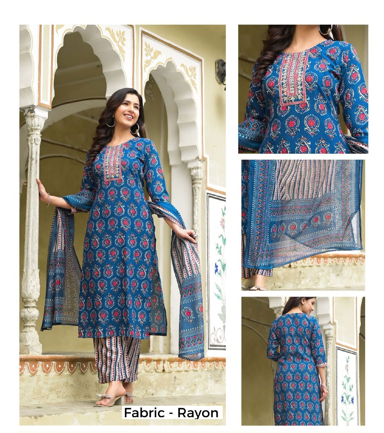 Av Designer Straight Cut Kurti With Bottom Dupatta Wholesale In India