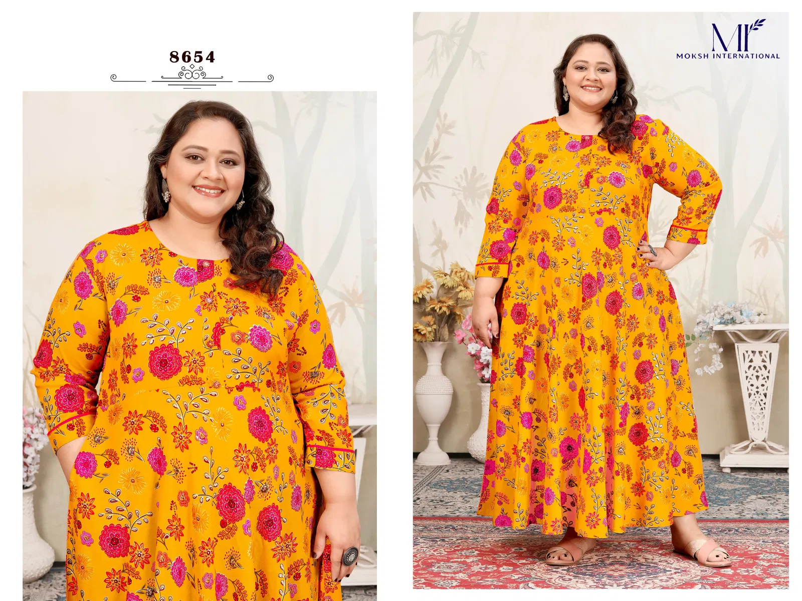 Plus Size Joy Vol 2 By Moksh Rayon Kurti Suppliers In India