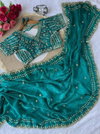 Vt 6065 T Soft Fandy Satin Silk Cutdana Designer Saree Suppliers In India
