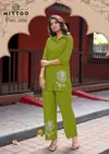 Cat Walk By Mittoo Viscose Weaving Western Co Ord Set Exporters In India
