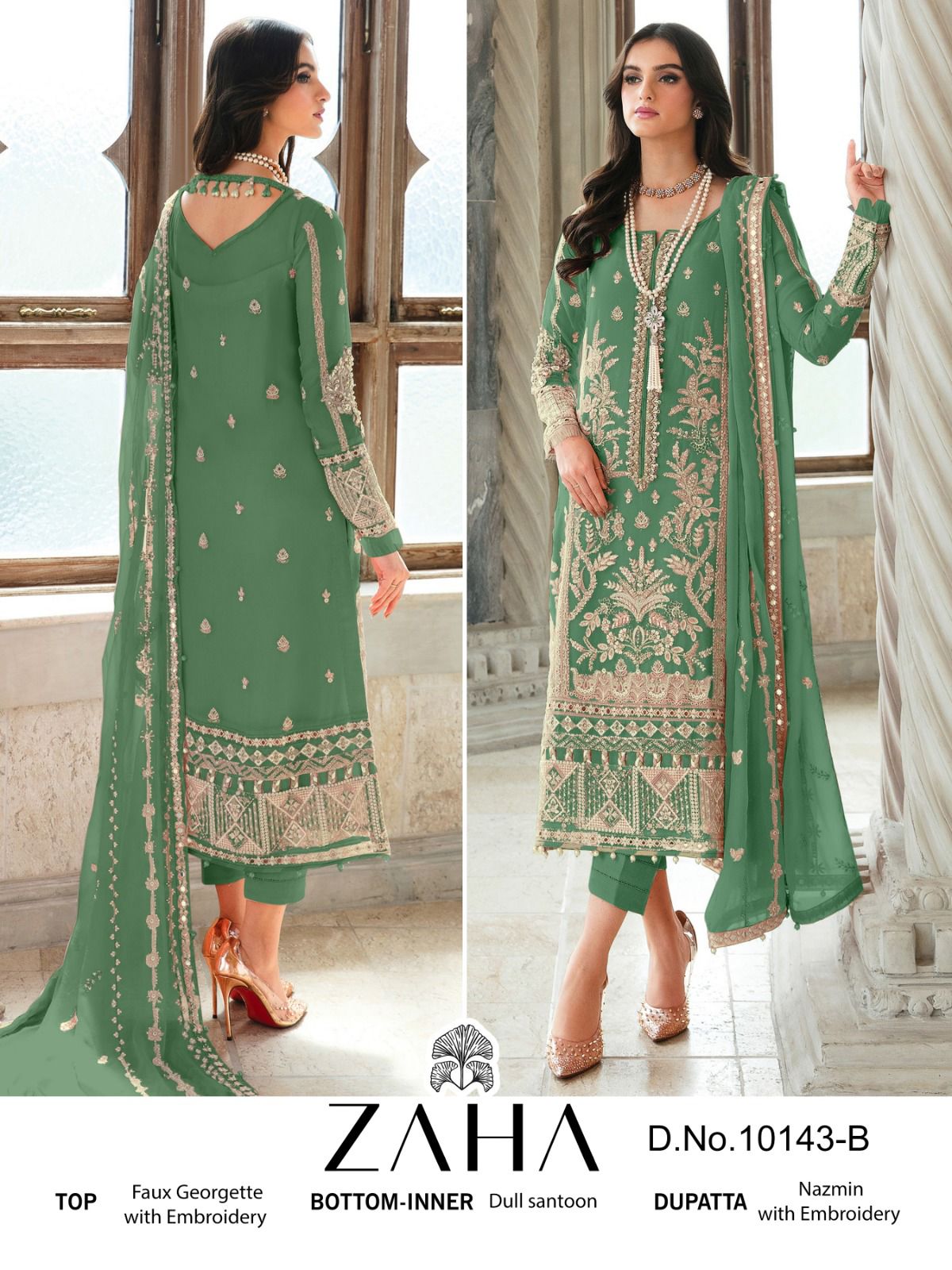 Zaha Gulaal Vol 2 Georgette Pakistani Suits Catalog
