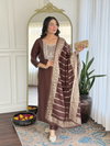 Dhruvi 306 Silk Fancy Kurti With Bottom Dupatta Wholesale Online