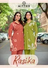 Rasika By Mittoo Rayon Handwork Kurti With Bottom Wholesalers In Surat