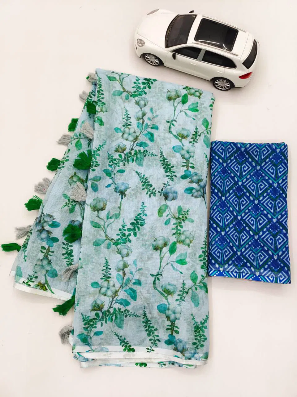 Mg 145 Mangalya  Linen Digital Printed Designer Saree catalog 