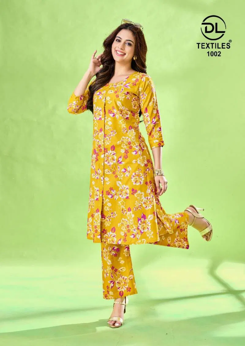 A Line Vol 1 By Dl Casual Wear Cotton Printed Co Ord Sets Suppliers In India