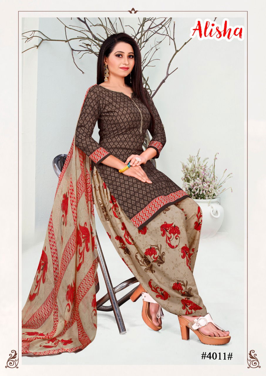Alisha 4 Latest fancy Regular Wear Pure Cotton Printed Pure Micro Cotton Collection
