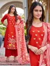 Naisha K 719 Dabhu Cotton Ladies Kurti With Bottom Dupatta Wholesale Market In Surat
