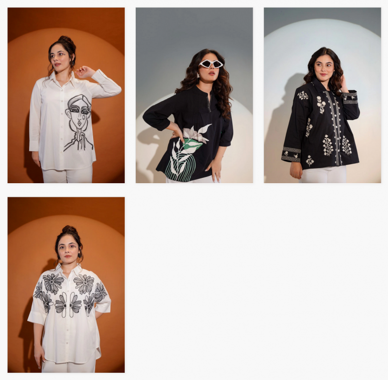Tanyaa P 193 Stylish Cotton Ladies Tops Wholesale Suppliers In Mumbai
