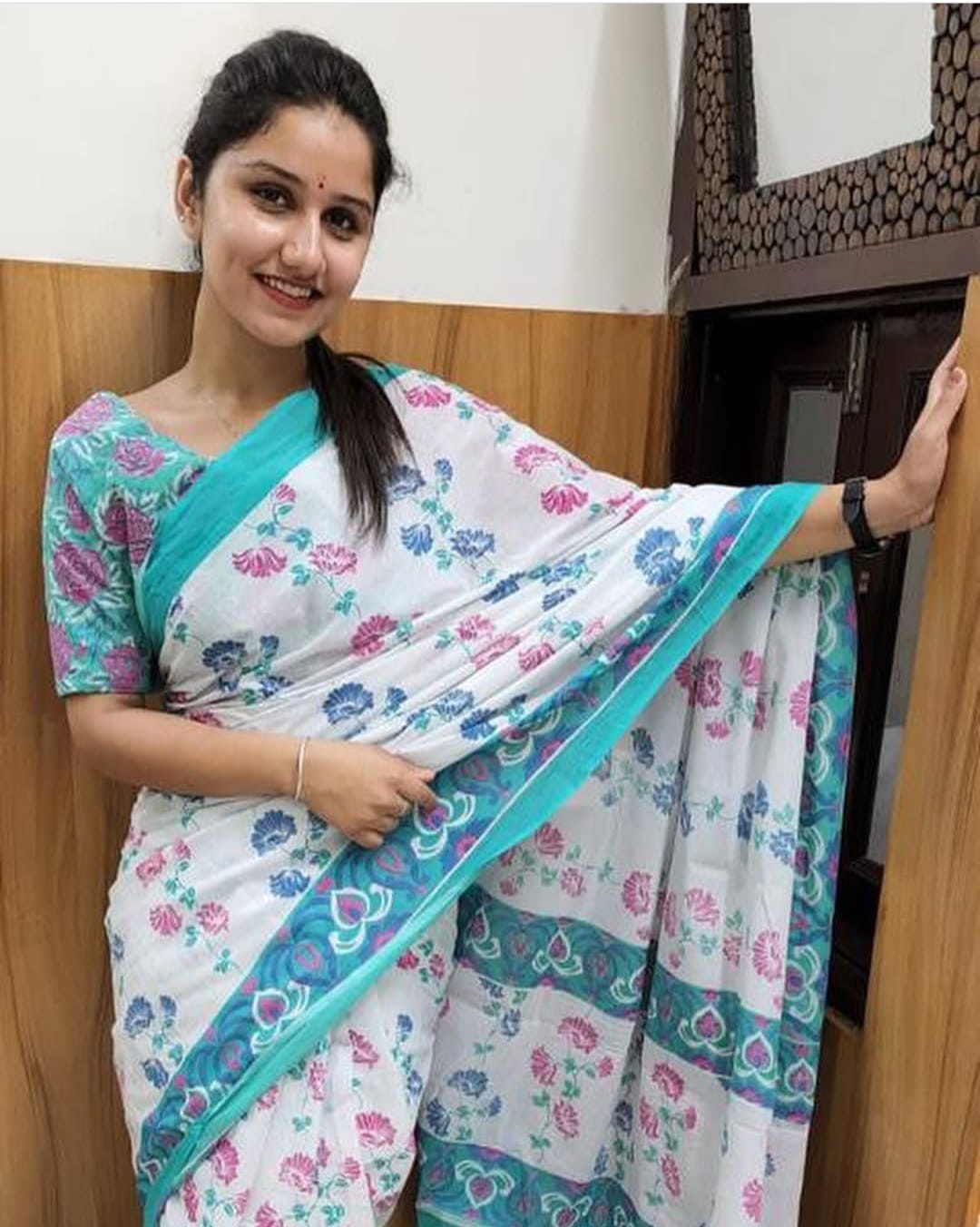 Vk 4106 Mono Cotton Partywear Saree catalog