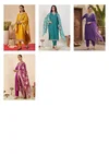 Indo Era 2617 Silk Blend Embroidery Wholesale Kurti With Bottom Dupatta In India
