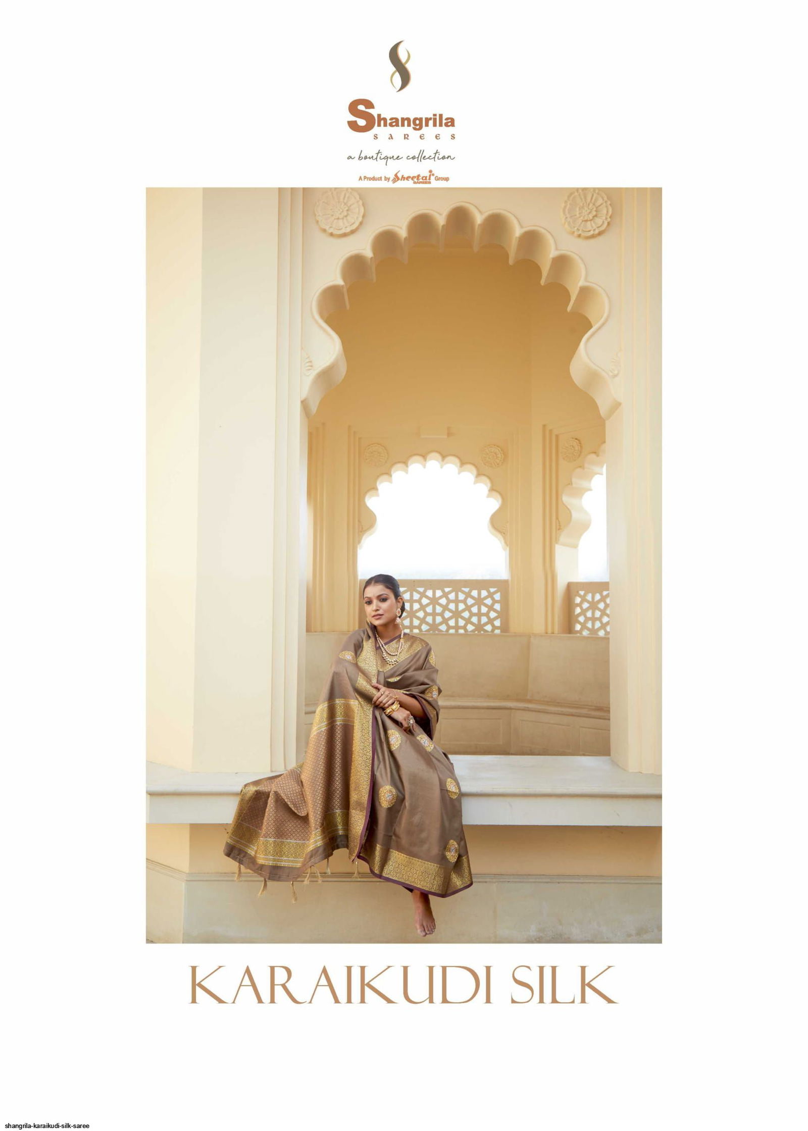 Shangrila Karaikudi Festive Wear Heavy Designer Silk Saree Collection
